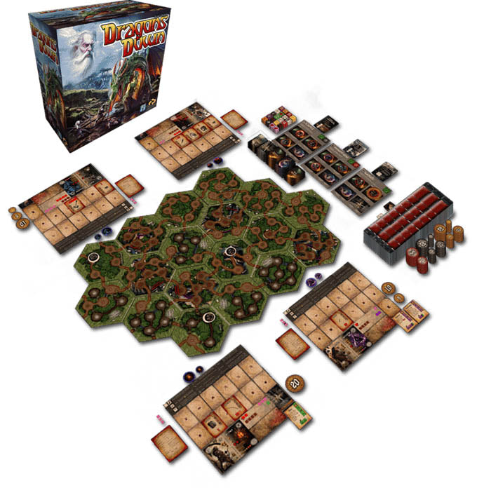 Dragons Down board game (Unweighted)